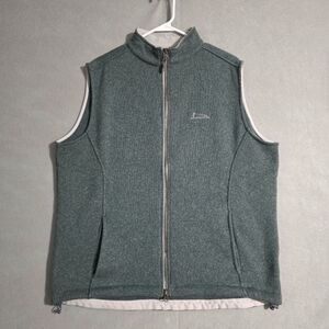 Peter Millar Mens Crown Sports Full Zip Fleece Sweater Vest Size Large